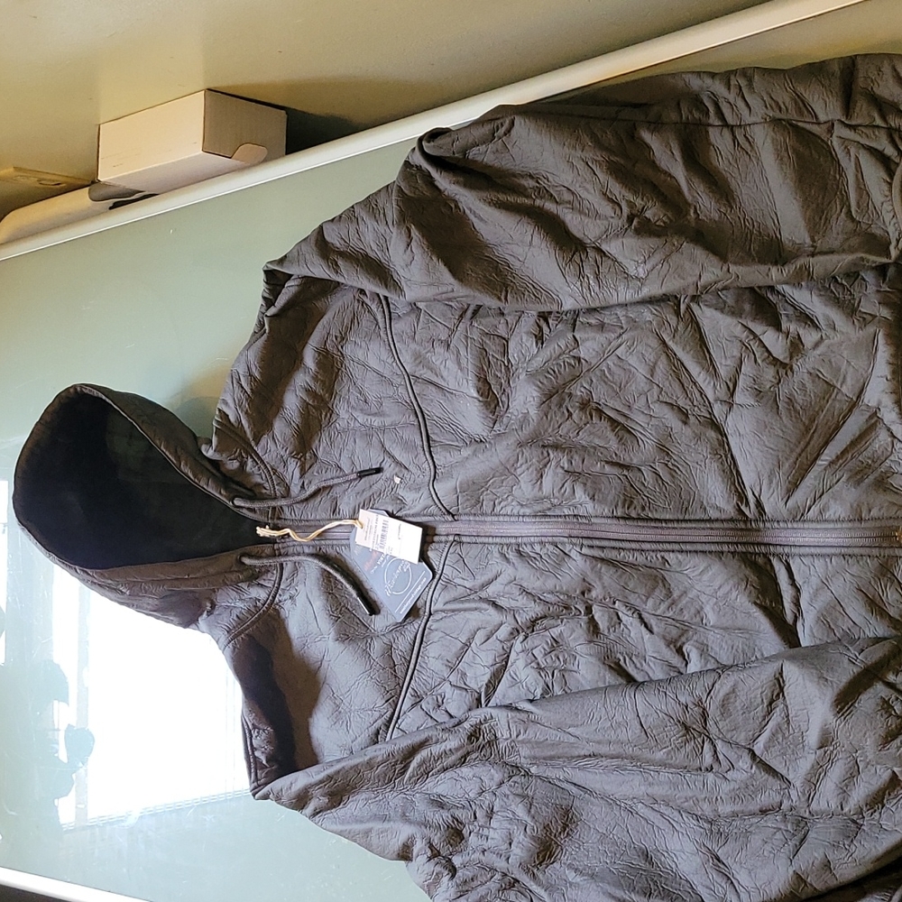 Weatherproof Gray faux leather jacket